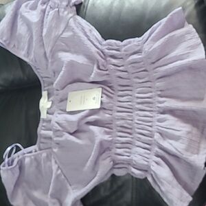 Lilac Crop Top Juniors Women size M